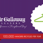 Sir Galloway commits 100,000 recycled hangers per year